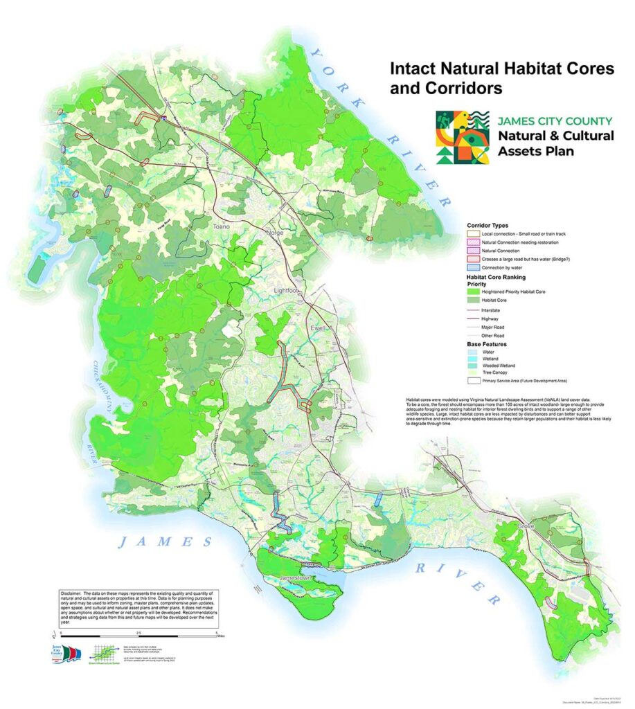 Rural Map Connected Landscape